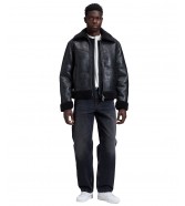 Kurtka Lee AVIATOR JACKET 112386613 Black