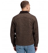 Koszula Lee CORD COLLAR MIX OVERSHIRT 112386619 Chocolate Torte