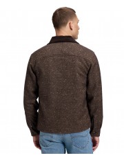 Koszula Lee CORD COLLAR MIX OVERSHIRT 112386619 Chocolate Torte