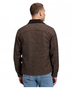 Koszula Lee CORD COLLAR MIX OVERSHIRT 112386619 Chocolate Torte