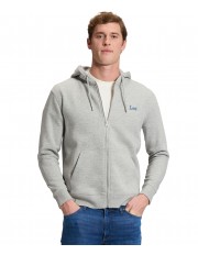 Bluza Lee ESS FULL ZIP HOODIE 112386626 Mid Grey Mele