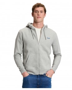 Bluza Lee ESS FULL ZIP HOODIE 112386626 Mid Grey Mele