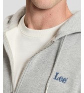 Bluza Lee ESS FULL ZIP HOODIE 112386626 Mid Grey Mele