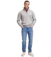 Bluza Lee WORKWEAR HALF ZIP HOODIE 112386630 Grey Mele