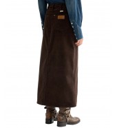 Spódnica Wrangler MAXI SKIRT 112386699 Chocolate Torte