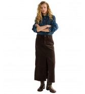 Spódnica Wrangler MAXI SKIRT 112386699 Chocolate Torte