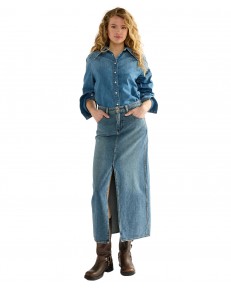 Spódnica Wrangler MAXI SKIRT 112386700 Worn Legacy