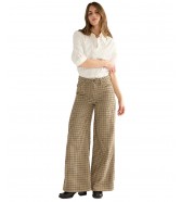Spodnie Wrangler Canyon 112386726 Houndstooth Bison