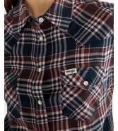 Koszula Wrangler WESTERN SHIRT 112386734 Dark Sapphire