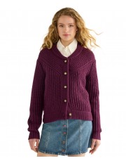 Sweter Wrangler WESTERN CARDIGAN 112386761 Patent Purple