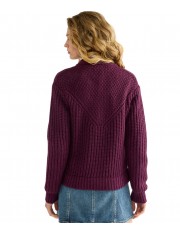 Sweter Wrangler WESTERN CARDIGAN 112386761 Patent Purple