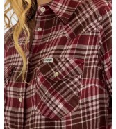Koszula Wrangler WESTERN SHIRT 112386765 Keepsake Lilac