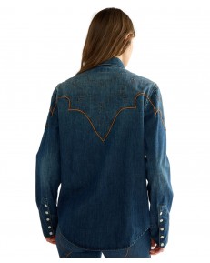 Koszula Wrangler WESTERN SHIRT 112386772 Saloon Shadow