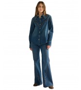 Koszula Wrangler WESTERN SHIRT 112386772 Saloon Shadow