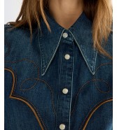 Koszula Wrangler WESTERN SHIRT 112386772 Saloon Shadow