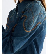 Koszula Wrangler WESTERN SHIRT 112386772 Saloon Shadow