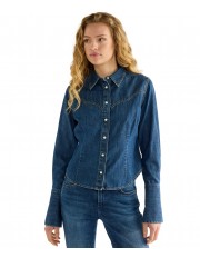 Koszula Wrangler BELL WESTERN SHIRT 112386775 Midnight Wash