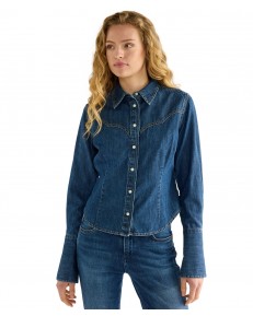 Koszula Wrangler BELL WESTERN SHIRT 112386775 Midnight Wash