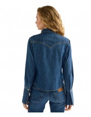 Koszula Wrangler BELL WESTERN SHIRT 112386775 Midnight Wash