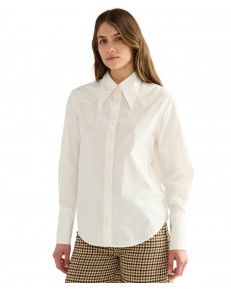 Koszula Wrangler DRAMA COLLAR SHIRT 112386780 Egret