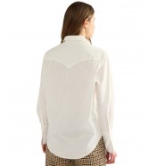Koszula Wrangler DRAMA COLLAR SHIRT 112386780 Egret