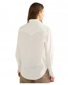 Koszula Wrangler DRAMA COLLAR SHIRT 112386780 Egret