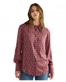 Koszula Wrangler DRAMA COLLAR SHIRT 112386786 Pink Rose