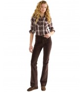 Koszula Wrangler WESTERN SHIRT 112386787 Chocolate Torte