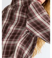 Koszula Wrangler WESTERN SHIRT 112386787 Chocolate Torte