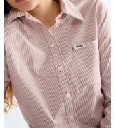 Koszula Wrangler 1 PKT SHIRT 112386788 Rose Brown