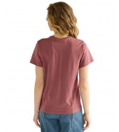 T-shirt Wrangler SIGN OFF TEE 112386793 Rose Brown