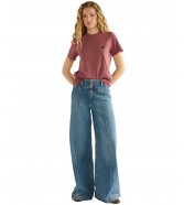 T-shirt Wrangler SIGN OFF TEE 112386793 Rose Brown