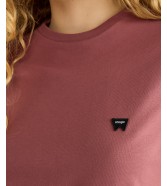 T-shirt Wrangler SIGN OFF TEE 112386793 Rose Brown
