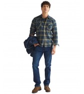 Koszula Wrangler WESTERN SHIRT 112386814 Dusty Olive