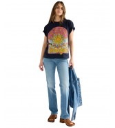 T-shirt Wrangler GIRLFRIEND TEE 112386827 Dark Sapphire