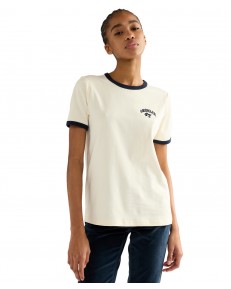 T-shirt Wrangler RINGER TEE 112386833 Antique White