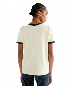 T-shirt Wrangler RINGER TEE 112386833 Antique White