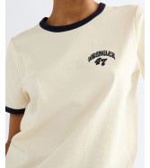 T-shirt Wrangler RINGER TEE 112386833 Antique White