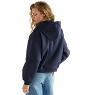 Bluza Wrangler OVERSIZED ZIP UP 112386835 Dark Sapphire