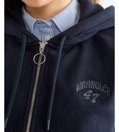 Bluza Wrangler OVERSIZED ZIP UP 112386835 Dark Sapphire