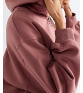 Bluza Wrangler OVERSIZED ZIP UP 112386836 Rose Brown