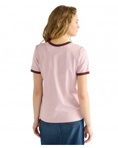 T-shirt Wrangler RINGER TEE 112386841 Keepsake Lilac