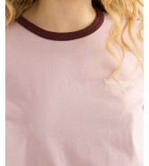 T-shirt Wrangler RINGER TEE 112386841 Keepsake Lilac