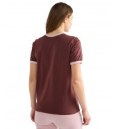 T-shirt Wrangler RINGER TEE 112386842 Dahlia