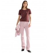 T-shirt Wrangler RINGER TEE 112386842 Dahlia