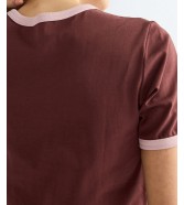 T-shirt Wrangler RINGER TEE 112386842 Dahlia