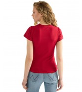 T-shirt Wrangler SHRUNKEN BAND TEE 112386843 Chili Pepper