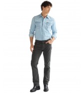 Sztruksy Wrangler Greensboro 112386857 Dark Shadow