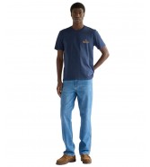 T-shirt Wrangler SMALL GRAPHIC TEE 112386867 Navy