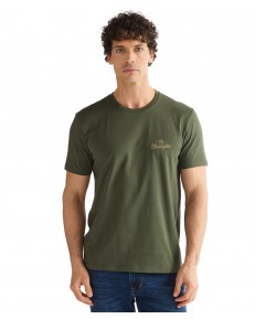 T-shirt Wrangler SMALL GRAPHIC TEE 112386868 Deep Depths